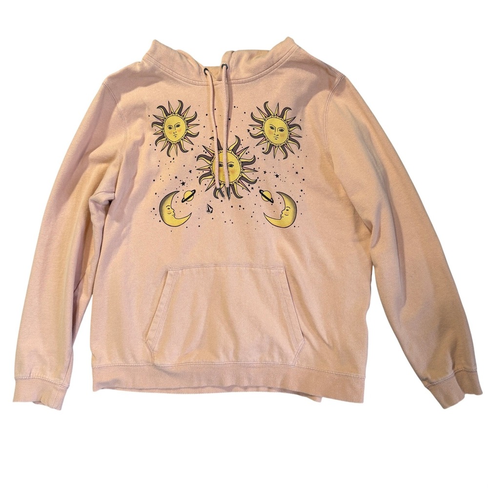 Volcom Celestial Sun Moon Hoodie Youth‎ XL Fits Women’s Small